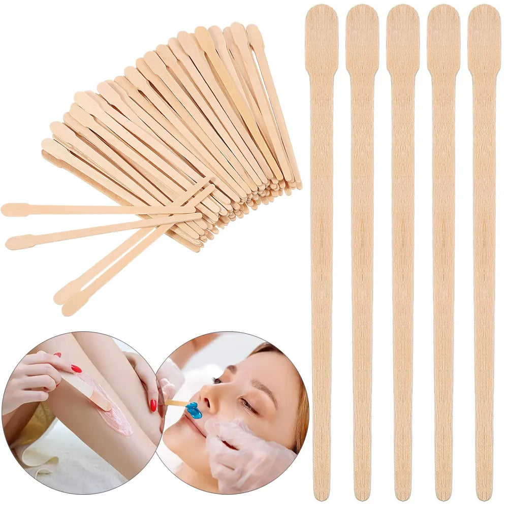 Disposable Wooden Hair Removal Sticks